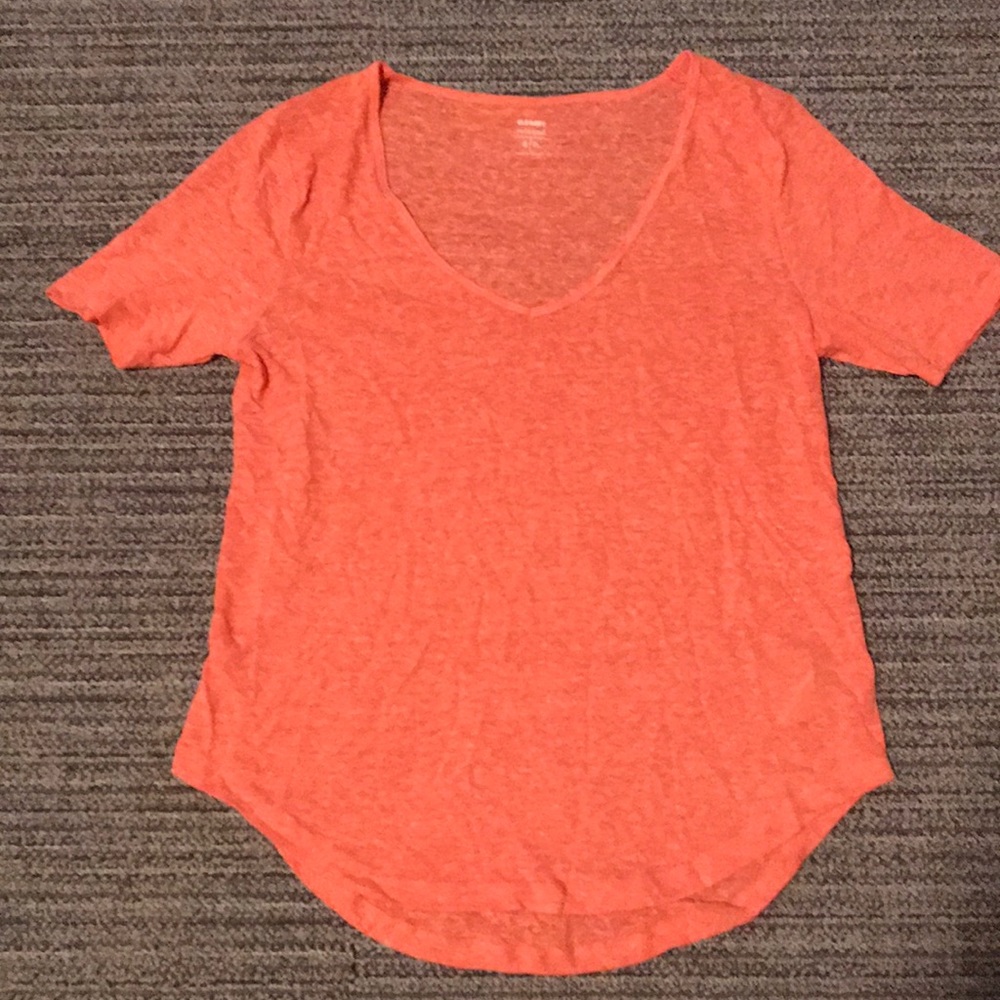 Coral Relaxed Fit Tee
